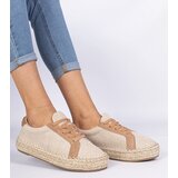 Gemre Brown women's lace-up espadrilles Malsi | shoptok.hr