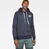 G-star Sweatshirt - Core hdd sw pinstr 1 ao l\s blue | Shoptok.si