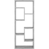  Zidna polica siva boja betona 36 x 16 x 90 cm konstruirano drvo | shoptok.hr