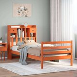 vidaXL Krevet s regalom za knjige bez madraca 90 x 190 cm od borovine | shoptok.hr