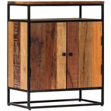 In Stranska omarica 60x35x76 cm trden predelan les in jeklo | Shoptok.si