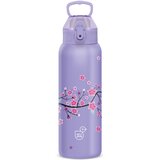 Ars Una 3D Snow Flower lila kovinska steklenica z dvojnimi stenami 700 ml Cene