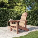vidaXL Vrtni stol Adirondack HDPE rjav Cene