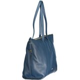 Coccinelle Nory ženska kožna shopper torba 36x31x13 cm plava | shoptok.hr