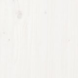 vidaXL Vrtno korito z ograjico belo 50x50x50 cm trdna borovina | Shoptok.si