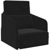 Krevet na razvlačenje Crna 65 x 80 x 83 cm Baršun | Eponuda.com