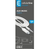 Cellular Line audio kabel AUX 100cm USB C | shoptok.hr
