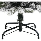vidaXL Umjetno božićno drvce s stalakom Zelena i bijela 120 cm | shoptok.hr