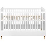 Qu-ax dječji krevetić loft convertible 70x140 white | shoptok.hr