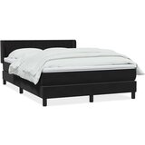 Box spring krevet s madracem crni 160x210 cm baršunasti - Crna 160 x 210 cm Okomite pruge | shoptok.hr