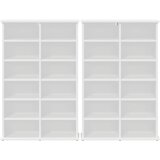 Cd ormar 2 kom. Bijela 60 x 17 x 92 cm Konstruirano drvo | shoptok.hr