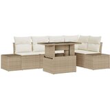  Sjedeća garnitura za vrt 6 kom. poliratan 264 x 154 x 85 cm | shoptok.hr