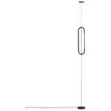 Kave Home Črna LED stoječa svetilka (višina 300 cm) Bow – Cene