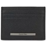 Calvin Klein Etui za kreditne kartice Modern Bar Cardholder 6Cc K50K510892 Črna