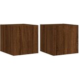  Zidni TV ormarići LED 2 kom smeđa boja hrasta 30 5 x 35 x 30 cm | shoptok.hr