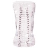 SuperLove Clear Ribbed Masturbator | Shoptok.si