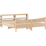  Okvir kreveta s uzglavljem 180 x 200 cm masivna borovina | shoptok.hr