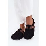 Boto Women's slippers with sheep fur style Black Lorivine | shoptok.hr