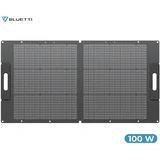 PV100 prenosni solarni panel, 100W moč, polnjenje polnilnih postaj, zložljiva oblika, stojalo, ročaj, UV odpornost, IP67 vodoodpornost, ETFE prevleka, MC4 konektor, črn - - Bonajo