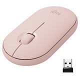 Logitech Miška Pebble M350, brezžična, roza | Shoptok.si