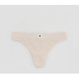 Reserved Rebraste tanga gaćice - bež | shoptok.hr