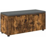  Klupa za hodnik s jastukom Dimljeni Hrast 100 x 38 x 46 cm | Eponuda.ba