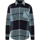 BOSS Black Srajca 'Lambini' petrol / pastelno zelena / črna | Shoptok.si