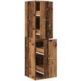 vidaXL Ormarić za lijekove boja starog drvo 30x41x144,5 cm drveni | shoptok.hr