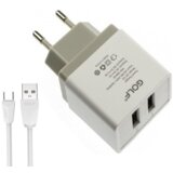  Kućni punjač tip C 2USB 2.1A GOLF GF-U2C | ePonuda.com