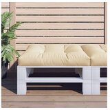 vidaXL Blazina za kavč iz palet bež 80x80x12 cm Cene