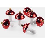 Sinsay Božićne kuglice u obliku gljiva 12 pack | shoptok.hr