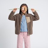 Name it Flis NKNMATTIA SHERPA JACKET PB1 Kostanjeva Slike
