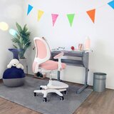 MID.YOU Otroški Vrtljivi Stol Kid Ergo, Roza | Shoptok.si