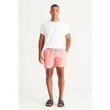 AC&Co / Altınyıldız Classics Men's Orange Standard Fit Regular Cut Quick Drying Side Pockets Patterned Swimwear Marine Shorts. cene