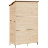  Vrtna Šupa Prirodna 106 x 56 x 176,5 cm Čvrsto drvo jele | shoptok.hr