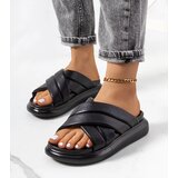 Gemre Black platform slides Allport | Shoptok.si