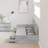  Krevetna konstrukcija s ladicama Betonski sivi 90 x 200 cm | shoptok.hr