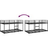  na kat bez madraca crni 100x200 cm čelik | shoptok.hr