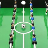 vidaXL Zložljiva miza za namizni nogomet 121x61x80 cm črna | Shoptok.si