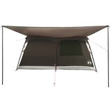  Obiteljski šator s krovom Smeđa siva 500 x 400 x 230 cm | Eponuda.com