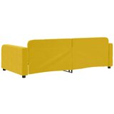  Dnevni krevet žuti 90 x 200 cm baršunasti | shoptok.hr