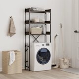  Polica za perilicu rublja boja smeđeg hrasta 67x25x163cm drvena | shoptok.hr