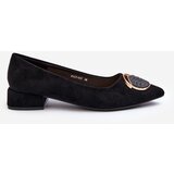 S. BARSKI Low-Heeled Court Shoes Made of Eco Suede S.Barski | shoptok.hr