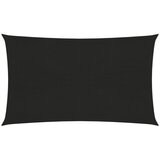 vidaXL Senčno jadro 160 g/m² črno 2x5 m HDPE, (20609365) Cene