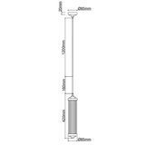 Open design OR85310 - visilica na lanku fiatto 1xE14/12W/230V crna | Eponuda.com