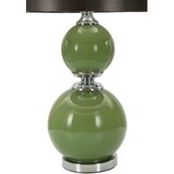 Mauro Ferretti Zelena/siva stolna lampa s tekstilnim sjenilom (visina 65 cm) Eva – | shoptok.hr