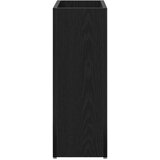  Stalak za kišobran s pohranom Crni hrast 40 x 20 x 55,5 cm | shoptok.hr