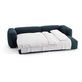 Micadoni Temno modra raztegljiva kotna sedežna garnitura (desni kot/z ležalnikom) Martina – | Shoptok.si