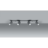  Sollux SL.0461 - Spot svetlo MERIDA 4xGU10/40W/230V sivo | Eponuda.com