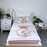 Jerry Fabrics Rumena bombažna otroška posteljnina za otroško posteljico 100x135 cm Bunny "Star" – | Shoptok.si